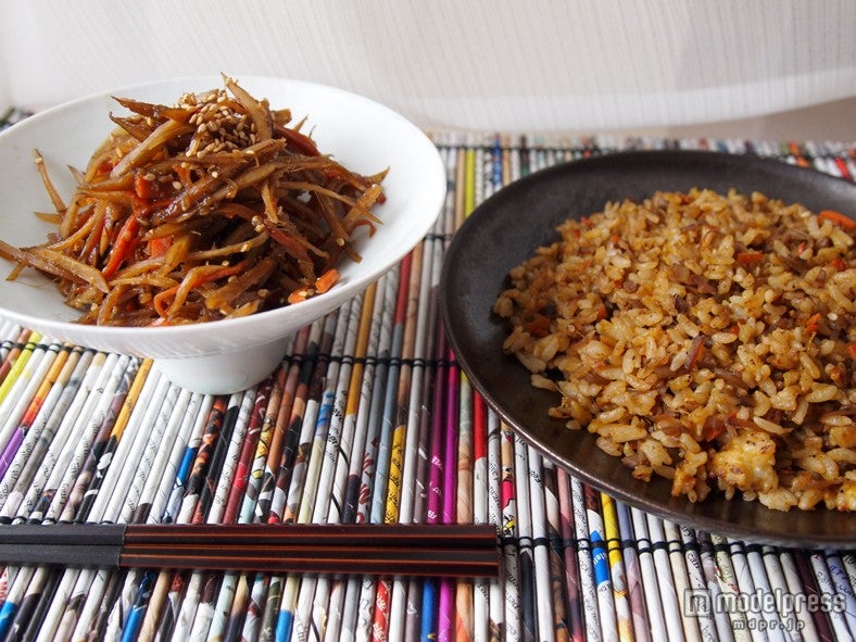「生姜のぽかぽかきんぴら→ぽかぽか～きんぴら炒飯」
