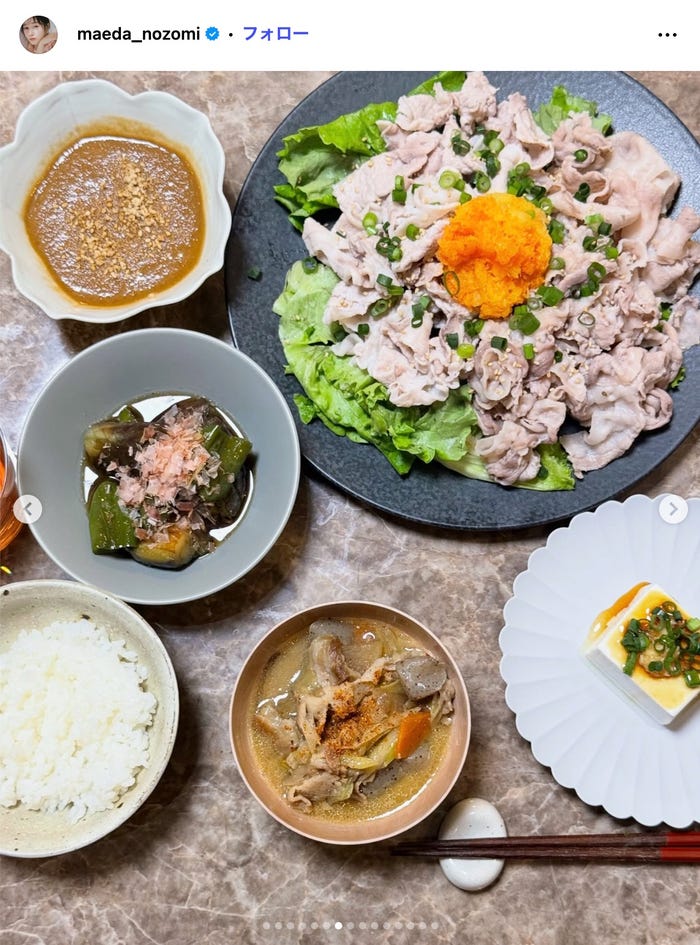 前田希美Instagramより