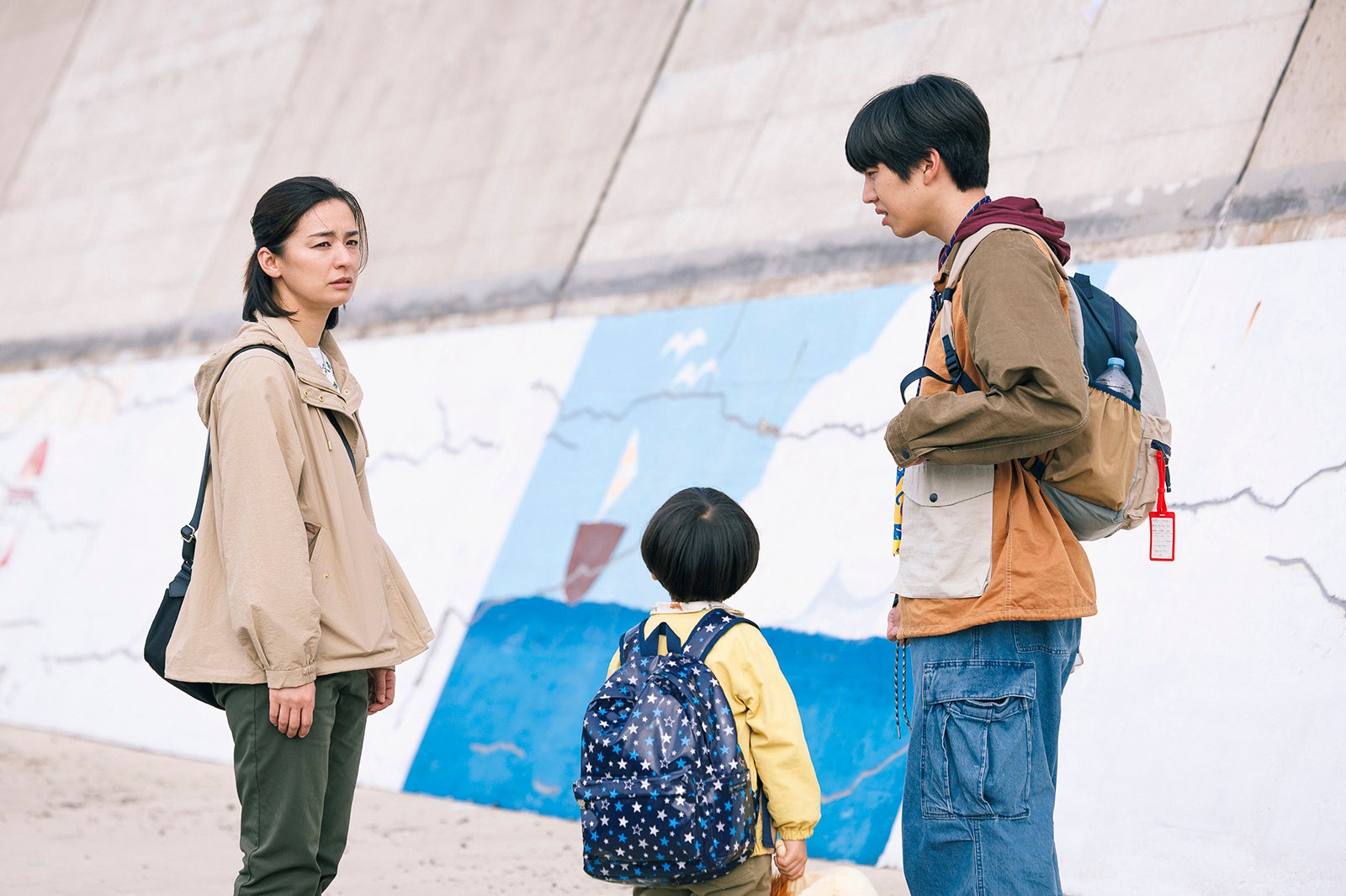 尾野真千子、佐藤大空、坂東龍汰「ライオンの隠れ家」最終話（C）TBS