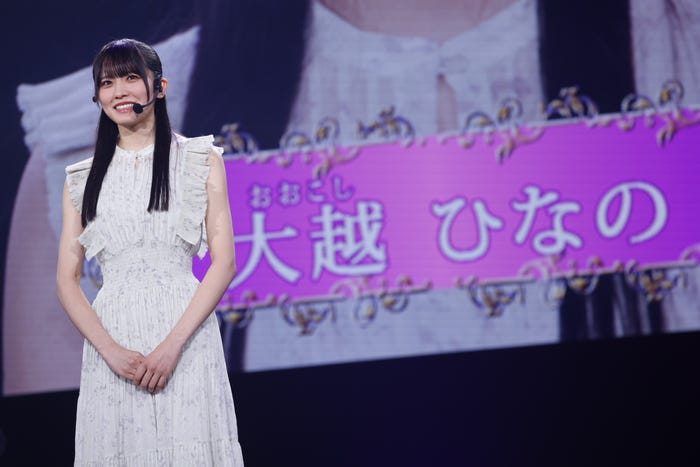 大越ひなの/乃⽊坂46初披露の会「はじめまして、6期⽣です」撮影:鈴木健太(KENTA Inc.)