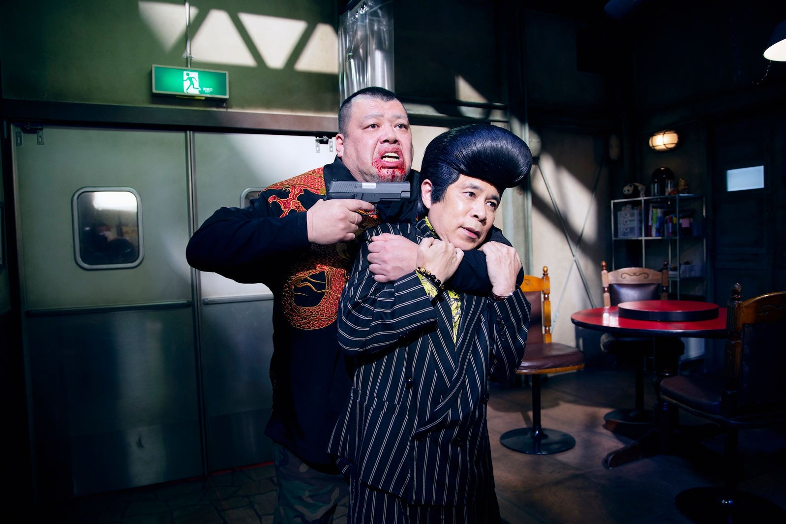 くっきー！、岡村隆史（C）浅井蓮次・沢田 新・小学館／「バイオレンスアクション」製作委員会