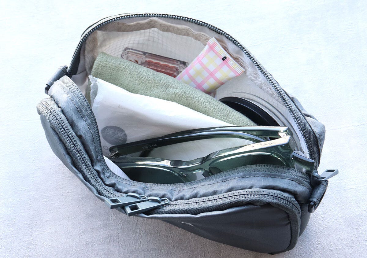 リンネルスノーピークお財布ショルダーバッグ収納力