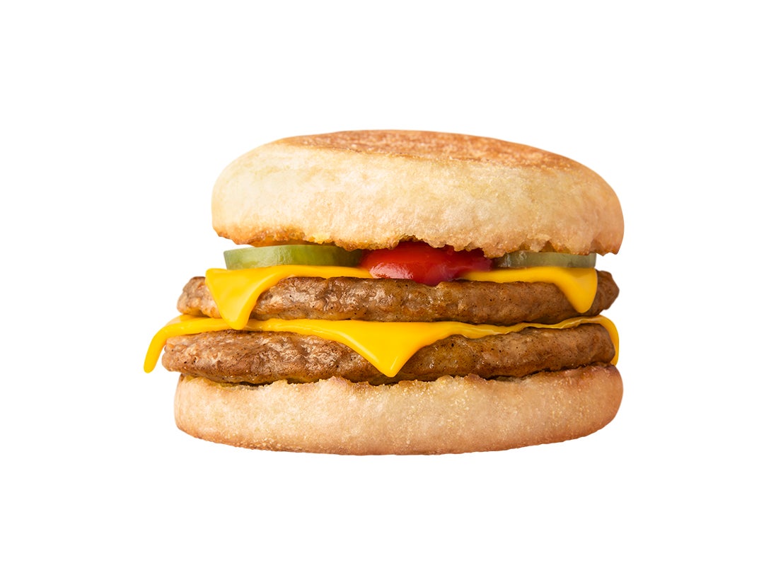 ダブチソーセージマフィン（提供写真）