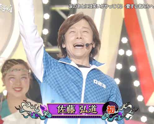 脊髄梗塞の佐藤弘道、妻とともに登場 ももクロと“体操”でコラボ【第8回ももいろ歌合戦】