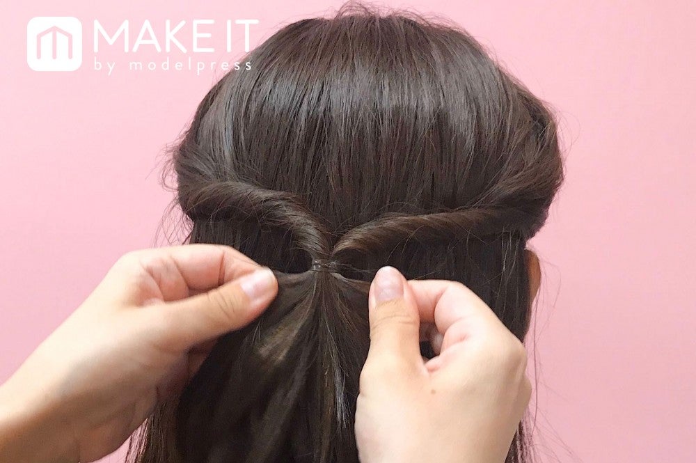 ゆるっとハーフアップHow To (C)メイクイット