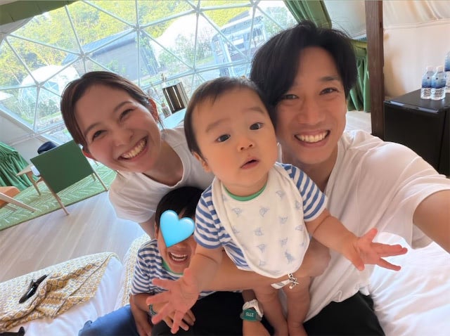 37歳テレ朝アナ、家族グランピングを満喫「産休育休そろそろ1年」ワンオペ育児への不安も