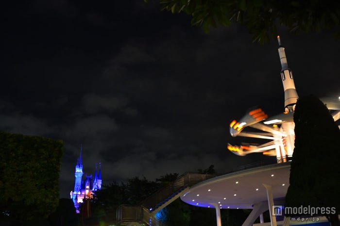 スタージェットの夜は夜景も綺麗!(TDL)