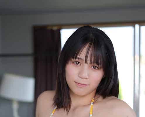 「ミスマガジン2021」山岡雅弥、ふんわりバストに釘付け ビタミンカラーのチアガール姿も