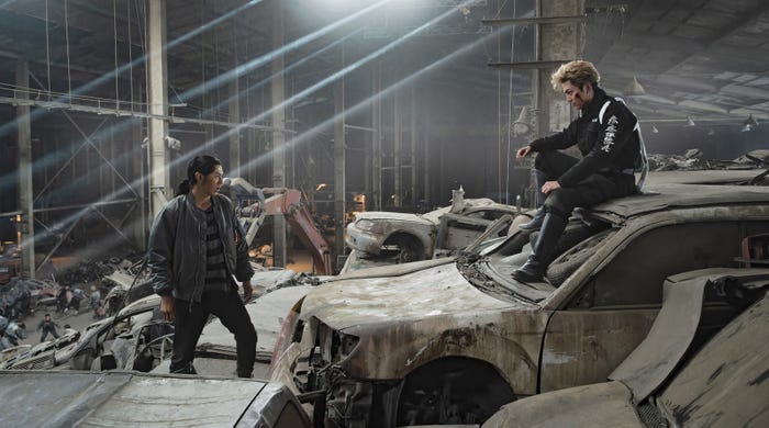 永山絢斗、間宮祥太朗(C)和久井健/講談社(C)2023 映画「東京リベンジャーズ2 血のハロウィン編」製作委員会