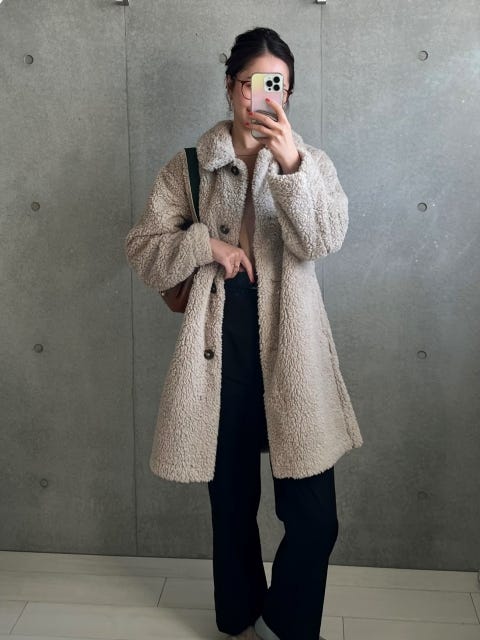 ユニクロ フリース コート コーデ ユニクロ フリース コート コーデ パンツ