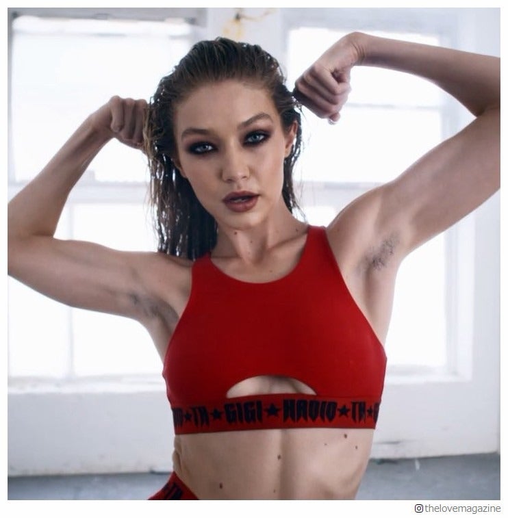 ジジ・ハディッド、脇毛残し“ありのままの姿”披露 ファンから称賛の声