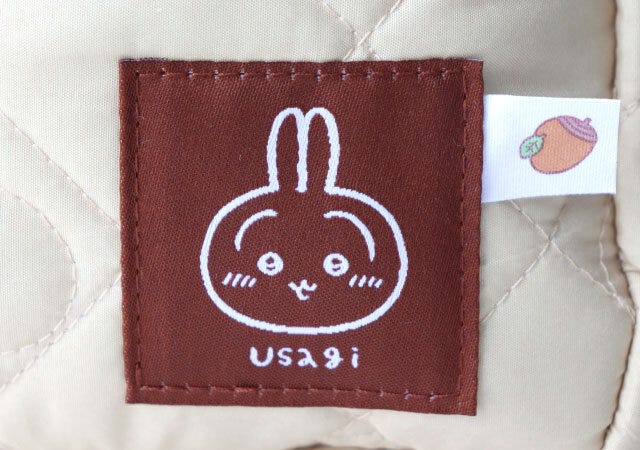 うさぎキルティングバッグくすみイエロー