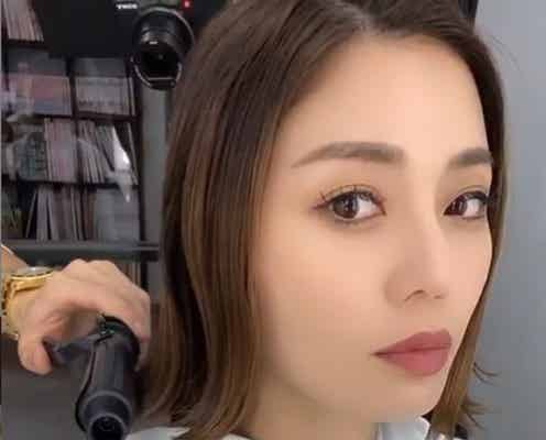 島袋聖南「久しぶりにバッサリ」ボブヘアにイメチェン 「真似したくなる」の声