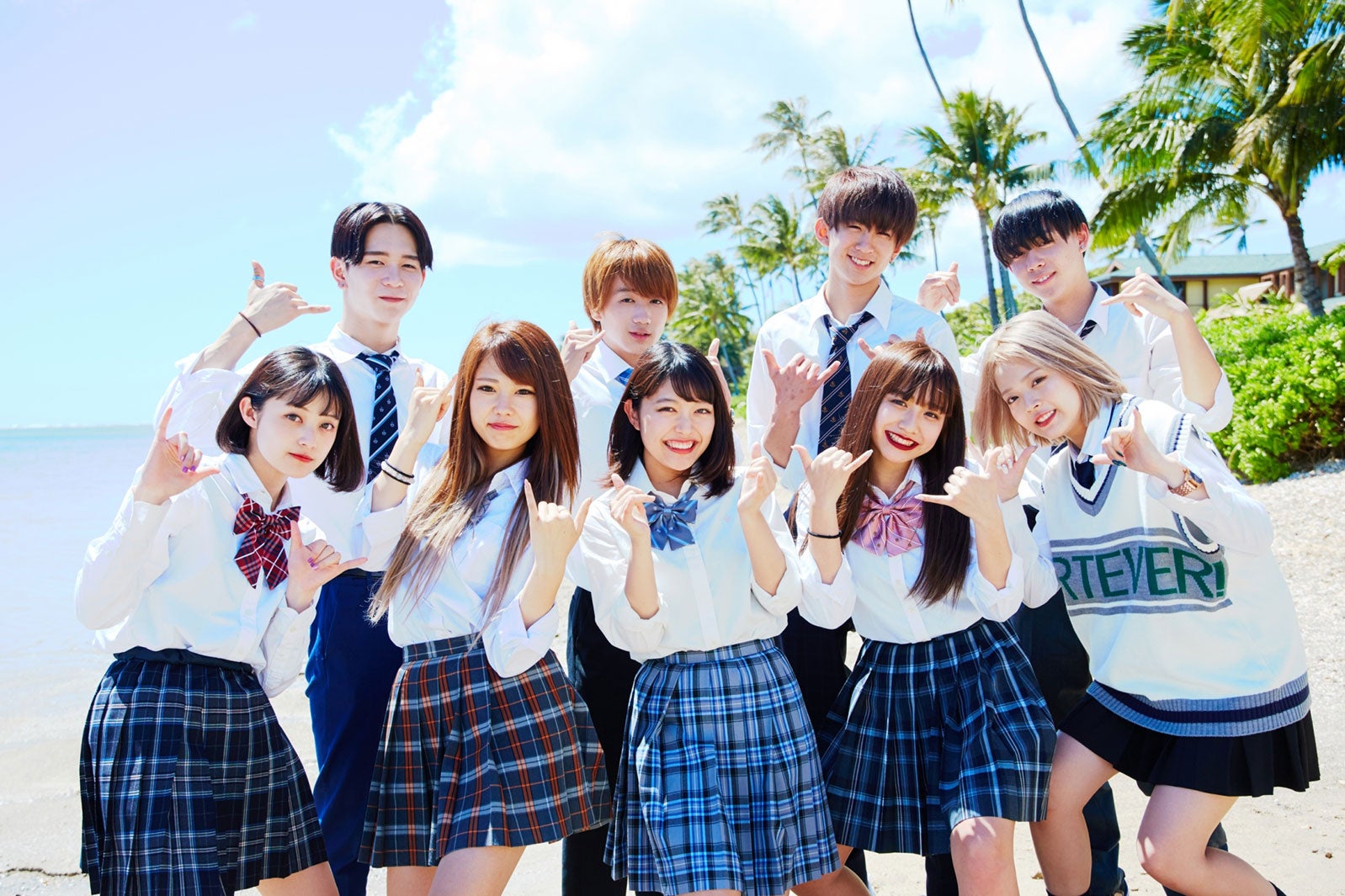 Nono（中央）「今日、好きになりました。」ハワイ編（提供写真）