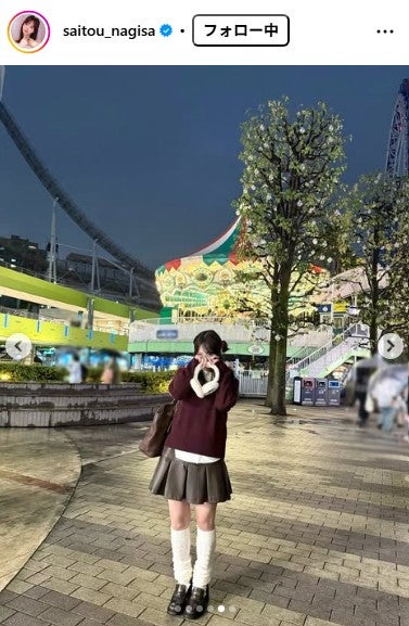 齊藤なぎさ Instagramより