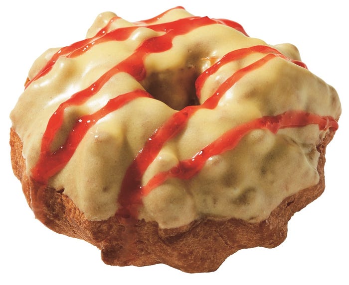 レアチーズシュー ストロベリー(183円)/画像提供:ダスキン