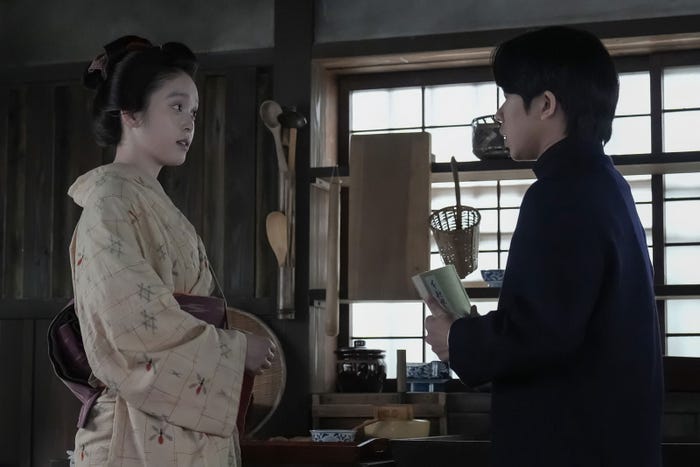 高石あかり、下川恭平「ばけばけ」第48話(C)NHK