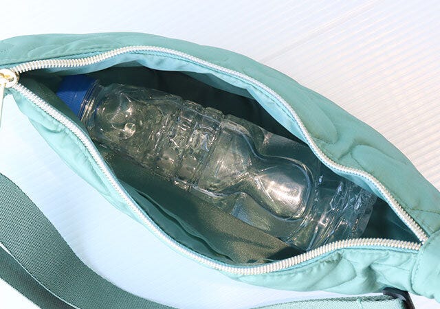 宝島社　雑誌　付録　素敵なあの人12月号　Utao:［ウタオ］いま、世界中で大ヒット！超軽量！ラウンド型キルティングバッグ　サイズ感