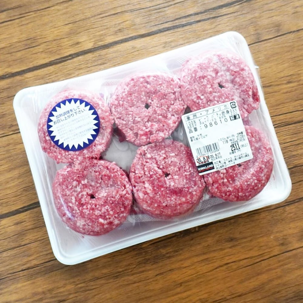 100％ビーフパティ（赤身88％）