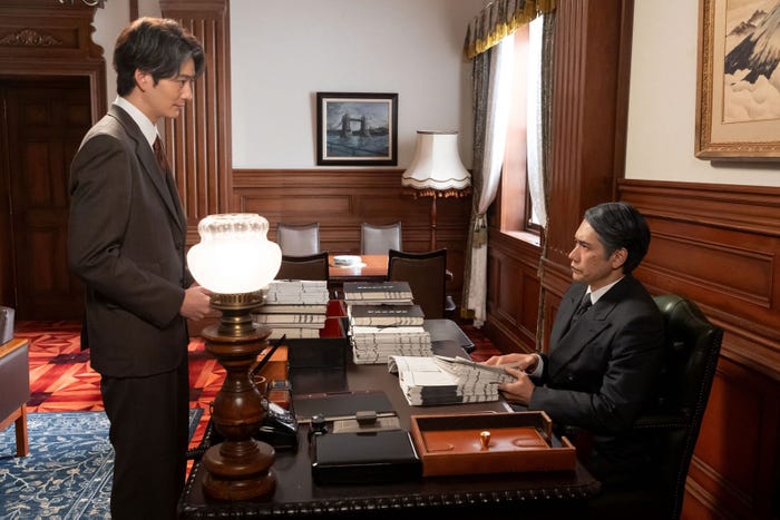 岡田将生、松山ケンイチ「虎に翼」第117話(C)NHK