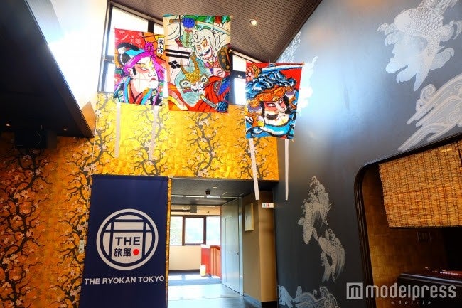 浮世絵風の大凧がお出迎え／画像提供：TRT