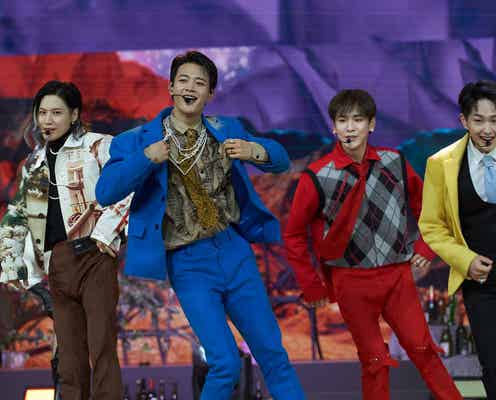 SHINee、日本デビュー10周年のサプライズ動画に大粒の涙 約3年ぶりのファンミ開催でキー「色んな事を思い出して…」<レポ/セットリスト>
