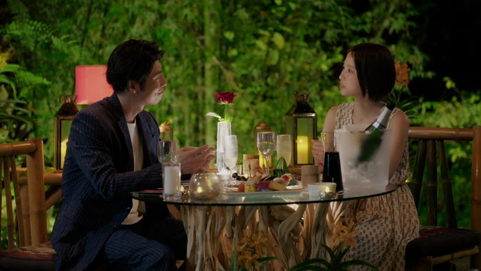 2ショットデートでキス「バチェラー・ジャパン」シーズン4 エピソード5(C)2021 Warner Bros. International Television Production Limited