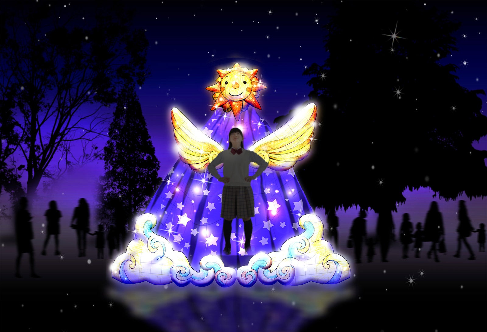 天使（フォトスポット）／画像提供：豊島園