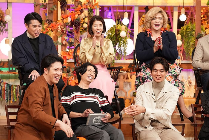 吉村崇、神田愛花、IKKO、尾上松也、相葉雅紀、片寄涼太(C)日本テレビ