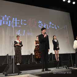（前列左から）田中圭、大島優子（後列左から）莉子、南沙良、河合優実、茅島みずき（C）モデルプレス