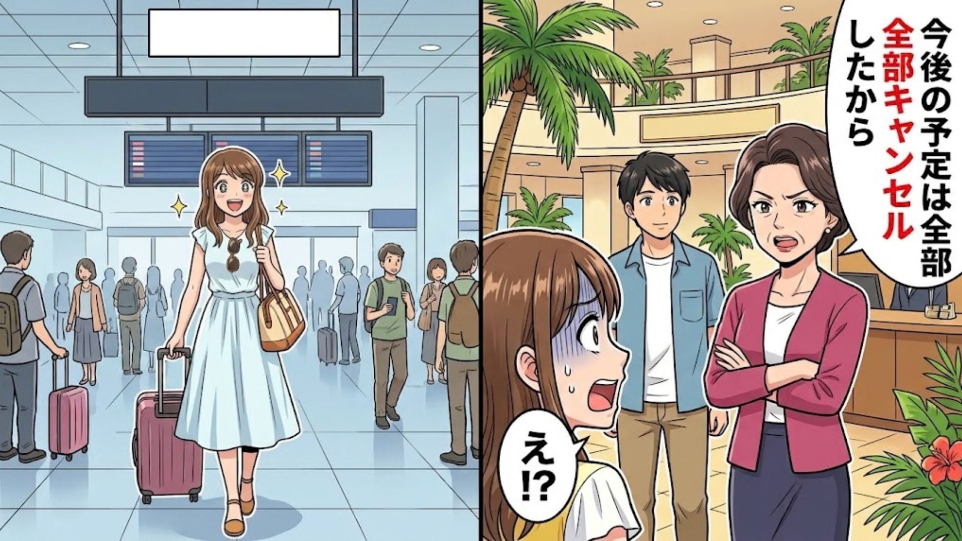 【最後にスカッと！】「親孝行の一環なんだから我慢してよ」念願の新婚旅行でハワイへ。しかし、彼の母親同伴で『ありえないトラブル』が連発...痺れを切らした主人公は【ある決断】を！？