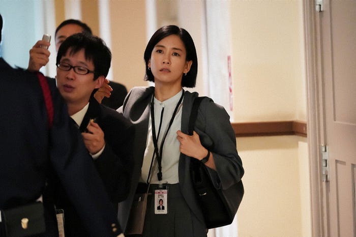 水川あさみ「笑うマトリョーシカ」第2話より(C)TBS