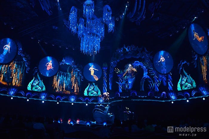 マーメイドラグーンシアターに初登場のアリエルの姉たち