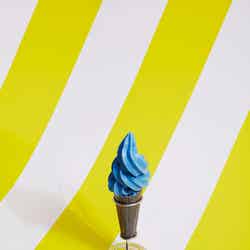 ソフトクリーム(ブルーアーモンド)/画像提供:株式会社THINK GREEN PRODUCE