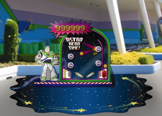 フォトスポットのイメージ(C)Disney