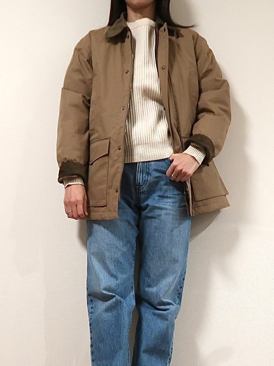 分厚いニットを着ても問題なし