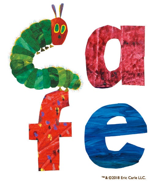 「キーデザイン」TM &（C）2018 Eric Carle LLC.