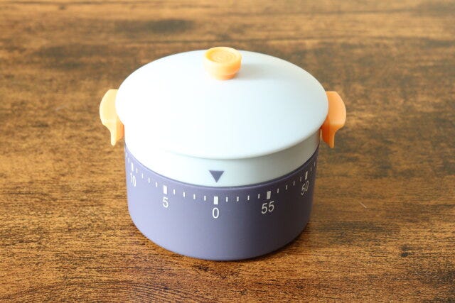 ダイソーアナログキッチンタイマー鍋型おしゃれカラー