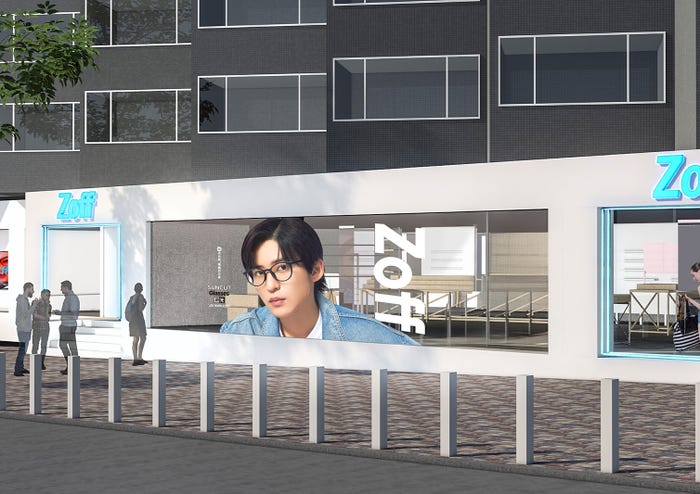 目黒蓮/ウィンドウ装飾(提供写真)