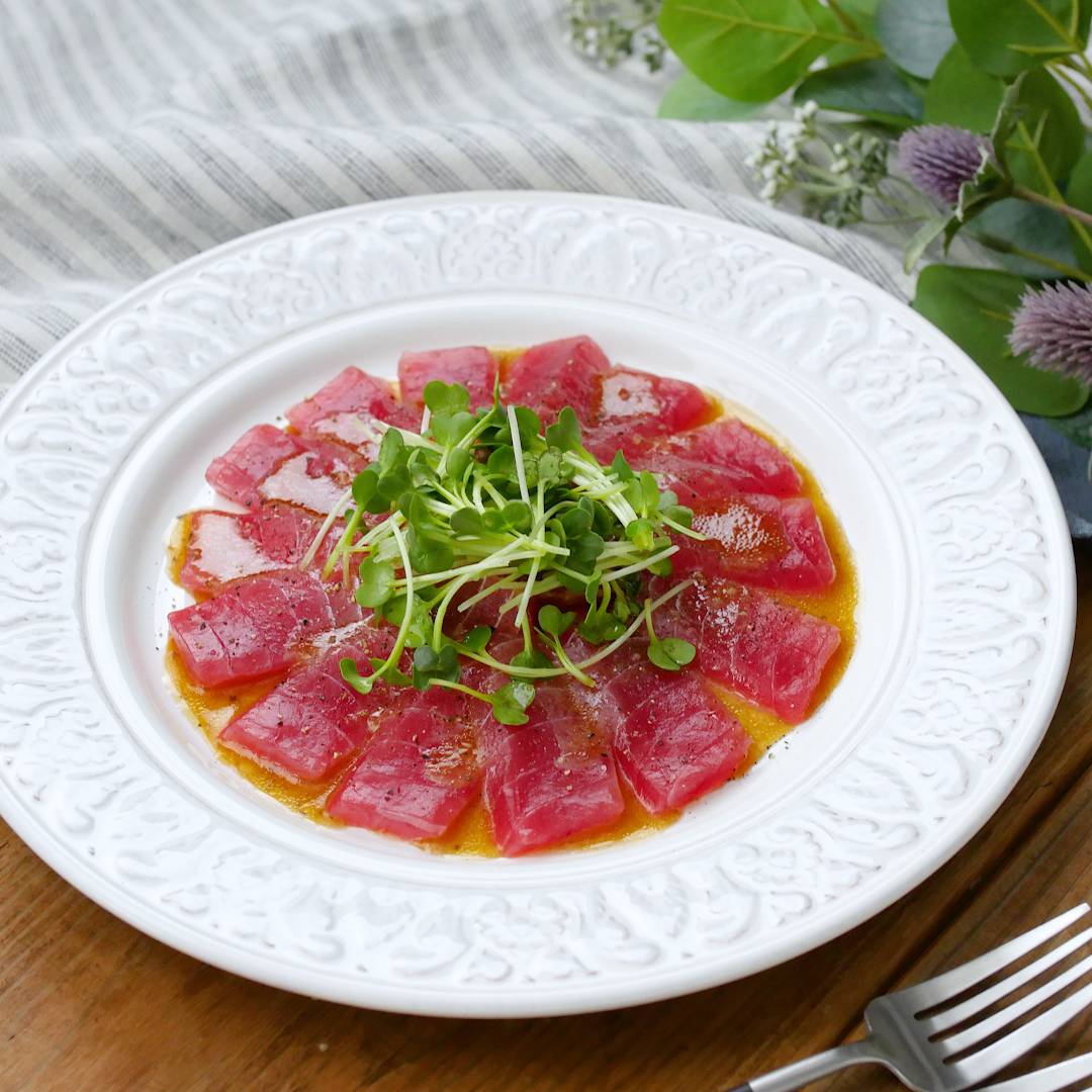 マグロのカルパッチョ