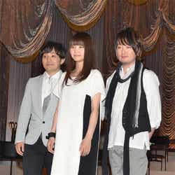 いきものがかり(左から:水野良樹、吉岡聖恵、山下穂尊)
