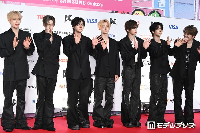ALPHA DRIVE ONE/JUNSEO(ジュンソ)、ARNO(アルノ)、LEO(リオ)、SANGWON(サンウォン)、ANXIN(アンシン)、XINLONG(シンロン)、SANGHYEON(サンヒョン)(C)モデルプレス