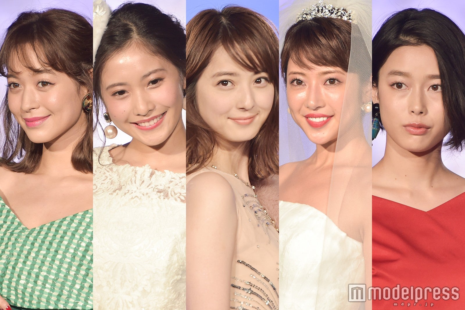 佐々木希・佐野ひなこ・くみっきー・野崎萌香・吉倉あおいら「with」モデルが華やか集結　ウエディングドレス姿も披露＜with Wedding Camp＞