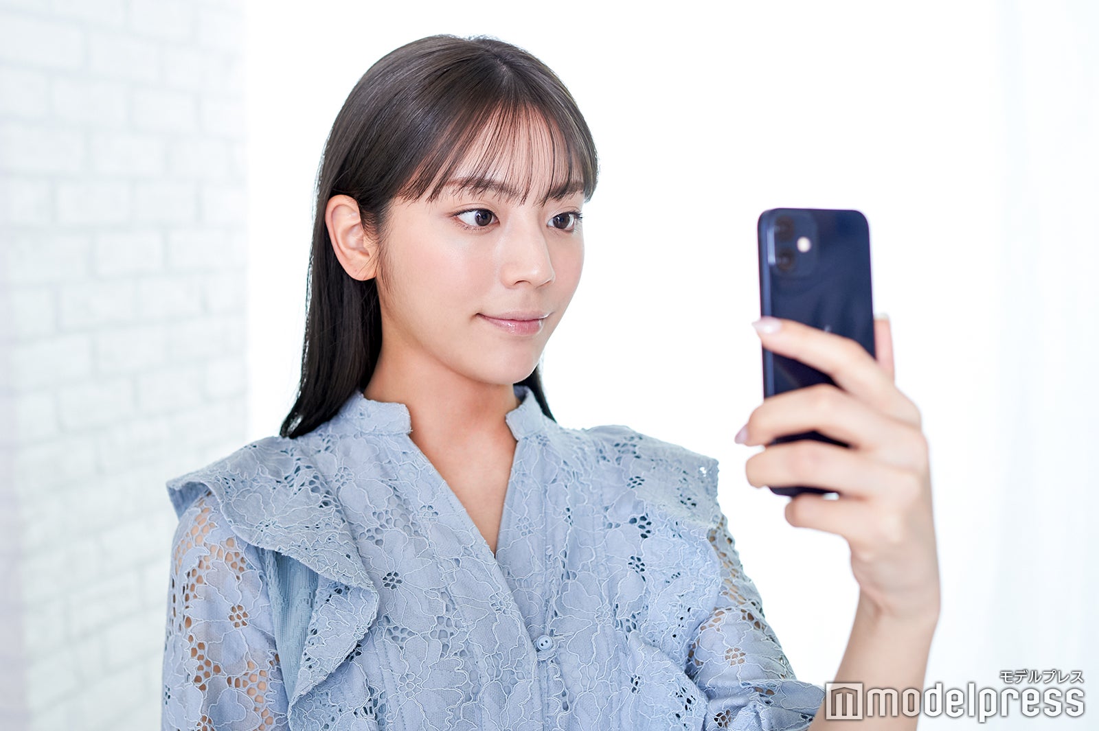 「肌レコ」測定2回目（C）モデルプレス