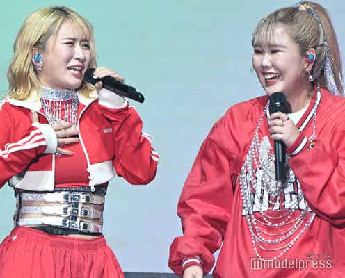 平成フラミンゴ、キラキラ衣装でステージ縦横無尽に駆け回る「30歳にはキツイんです」【YTFF2024】
