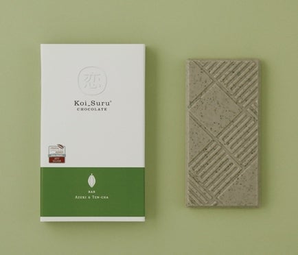 小豆と碾茶／画像提供：石屋製菓