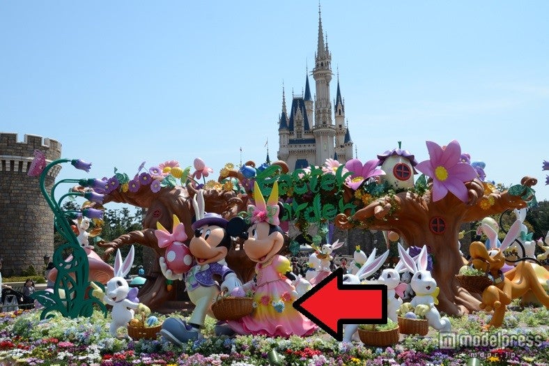 ミニーのドレスに注目