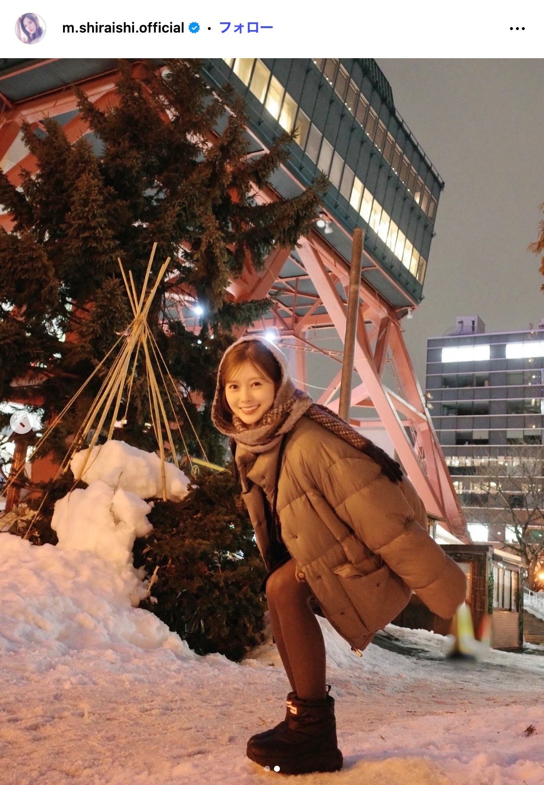 白石麻衣Instagramより