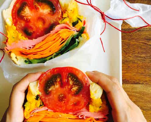 トマトがアクセントに!「夏野菜わんぱくサンド」が気分【トレンドレシピ】