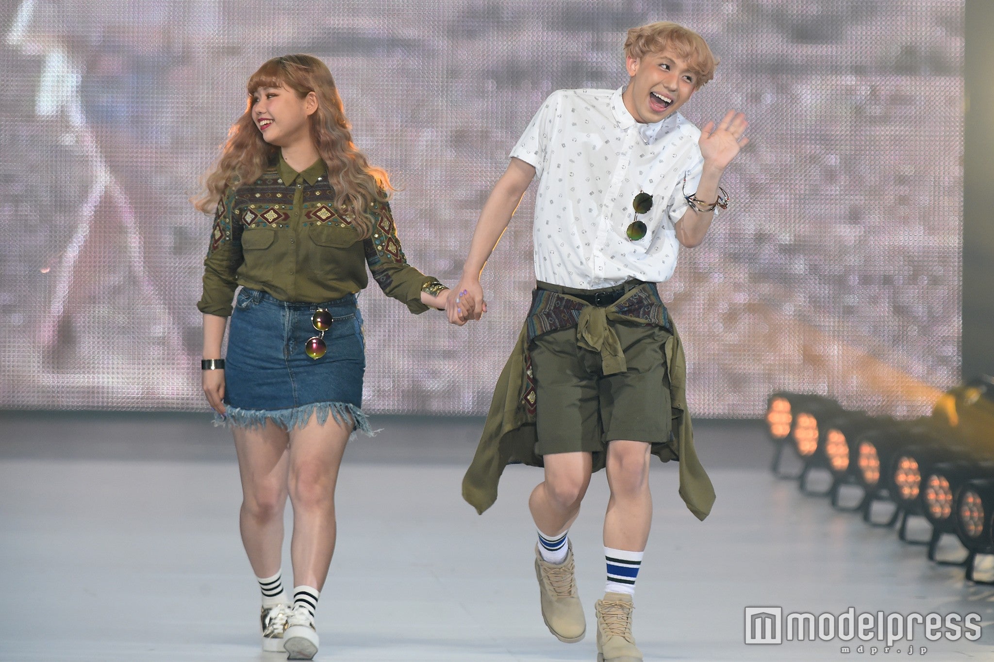 「Bershka」ステージ／ぺこ＆りゅうちぇる（C）モデルプレス